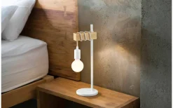 Townshend Bordslampa 50cm Vit/Ek