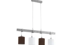 Townshend Taklampa 100cm 4L Vit/Patina/Brun