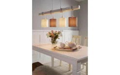 Townshend Taklampa 100cm 4L Vit/Patina/Brun