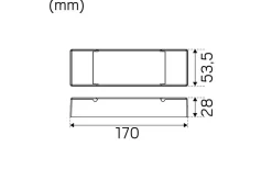 Transformator 24V DC 1-30W Dimbar