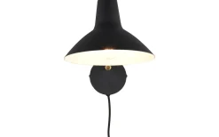 Traveller Vägglampa E27 mattsvart/mattmässing