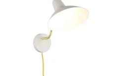 Traveller Vägglampa E27 varmgrå/matt mässing