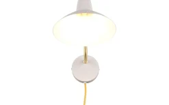 Traveller Vägglampa E27 varmgrå/matt mässing