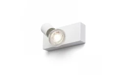 Trica I Vägglampa Vit