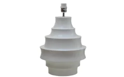 Trinity Lampfot 25cm Glossy White