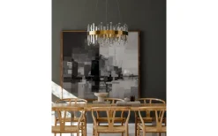 Triumph Taklampa LED 60cm Mässing/Klar