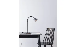 Trotsig Skrivbordslampa 63cm Oxidgrå