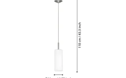 Troy 3 Fönsterlampa 11cm Nickel/Vit