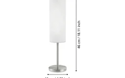 Troy Bordslampa 46cm Borstat Stål