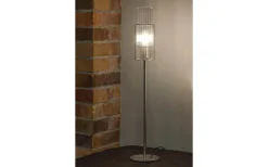 Tubo Bordslampa 65cm Satin Nickel/Klar