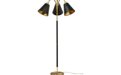 Tullgarn Golvfot 148cm 3L Mässing/Svart