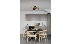 Turno Plafond Ø66cm Svart/Guld