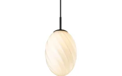 Twist Fönsterlampa 23cm Opal/Svart