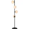Twist Golvlampa 150cm Svart/Opal