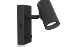 Tyson Vägglampa USB Vänster Svart