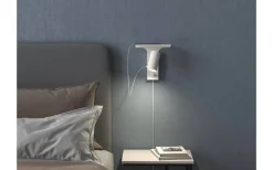 Tyson Vägglampa USB Vänster Vit