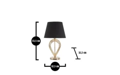 Unity Bordslampa 53,5cm Guld/Svart