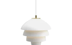 Valencia Taklampa 32cm Vit/Mässing