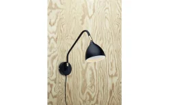 Valencia Vägglampa 1L 45cm Svart/Mässing