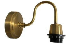 Valetta Vägglampa Antikmässing