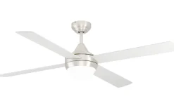 Varadero Takfläkt 122cm Nickel Med Belysning