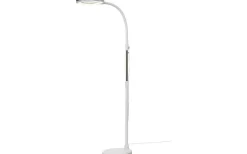 Varnhem Golvlampa med Förstoringsglas 3 Doptriers LED 10W 3000K Vit