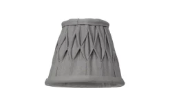 Veckad Lampskärm Ø14cm Grå