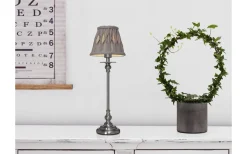 Veckad Lampskärm Ø14cm Grå