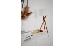 Vega Bordslampa 55cm Ek/Vit