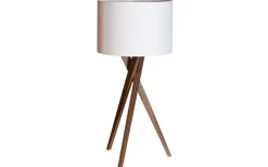 Vega Bordslampa 55cm Valnöt/Vit