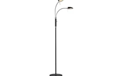 Vegas Golvlampa 140cm LED 3000K 2x7W Dimbar Svart