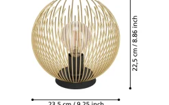 Venezuela Bordslampa 23cm Guld