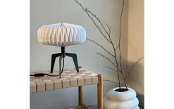 Ventnor Bordslampa 34cm Vit Pappersskärm/Svart