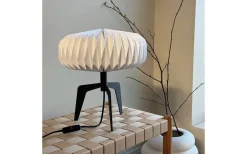 Ventnor Bordslampa 34cm Vit Pappersskärm/Svart