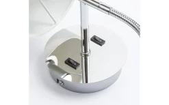 Versina Vägglampa Vit/Krom E27 + 3W LED 25° 3000K