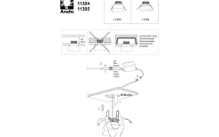 Vetro Infälld Spotlight Ø7cm LED 3W 3000K Aluminium IP44