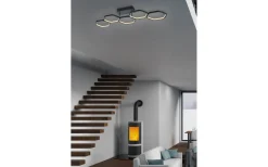 Vigo Plafond LED 5-delad mattsvart