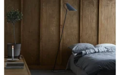 Vincent Golvlampa 146cm Betongstruktur/Svartstruktur