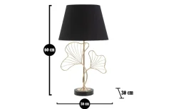 Vino Bordslampa 60cm Guld/Svart