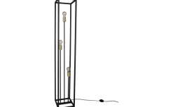 Vito Golvlampa 3xE27 mattsvart