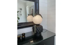 Viva La Diva Bordslampa 45cm Svart/Vit Matt