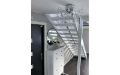 Viva Plafond 57cm Krom