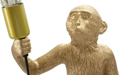 Vivid Bordslampa Apa 55cm Guld