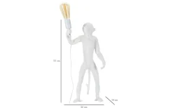 Vivid Bordslampa Apa 55cm Vit