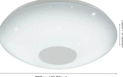 Voltago Plafond 58cm LED 2700-6500K 32,8W med Fjärrkontroll Vit