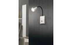 Wanda Vägglampa GU10 borstat stål