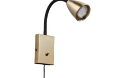 Wanda Vägglampa GU10 matt mässing