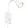 Wanda Vägglampa GU10 matt vit