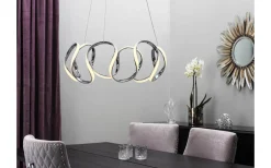 Wave Taklampa 55cm 3-Steg DIM Krom