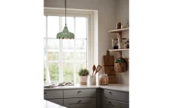 Wells Bordslampa 50cm Mossa/Guld